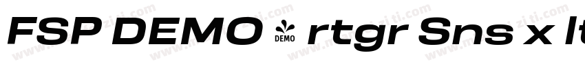 FSP DEMO - rtgr Sns x lt xtrBld字体转换